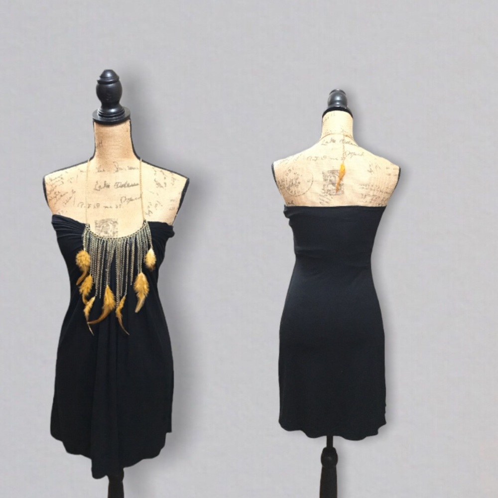 Sexy Black Sky Dress